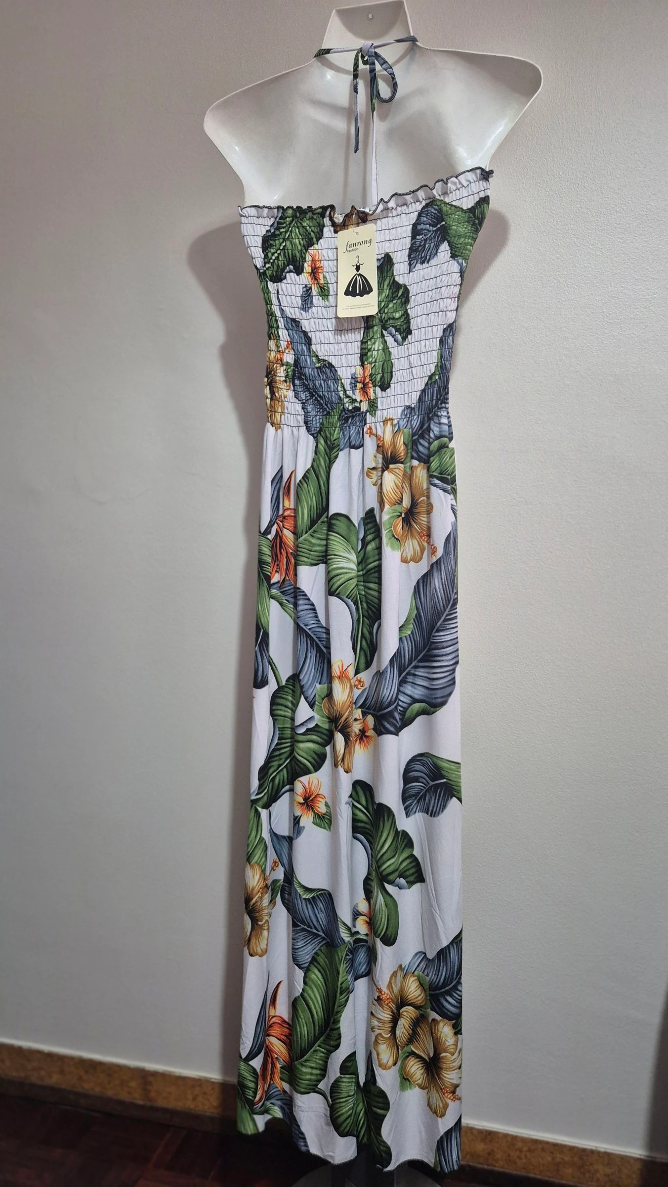 Tropisch lange jurk One Size – photo 4